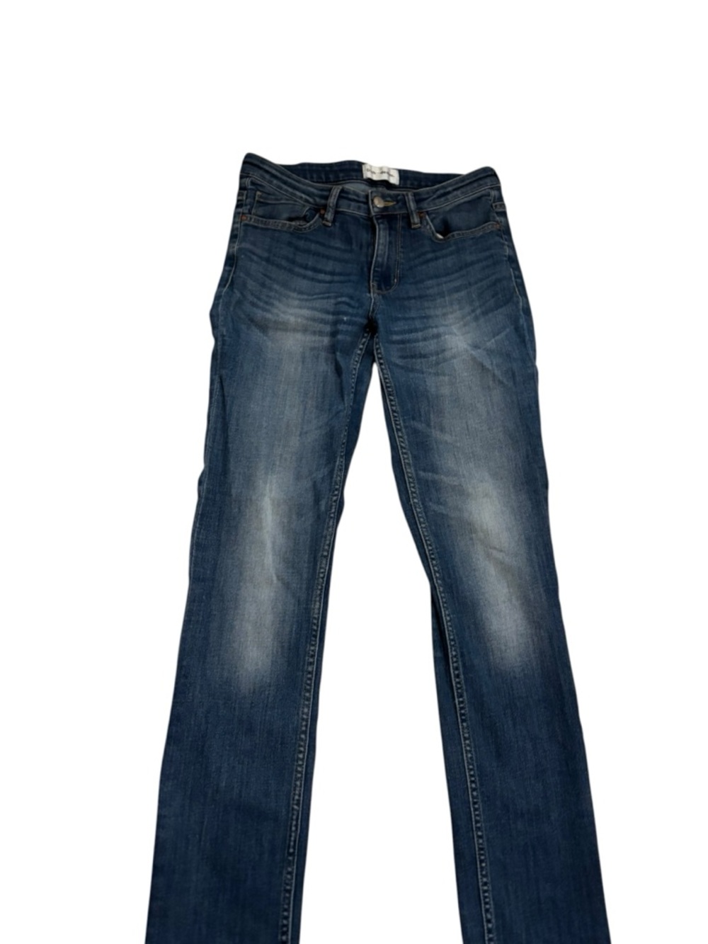 Dish + Denim Women's Mid Wash Straight-Leg Jeans Size 26